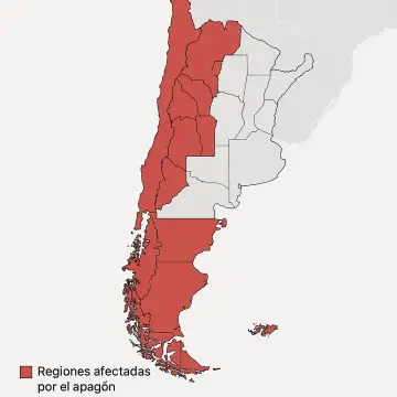 Causas del apagón masivo en Chile 2025